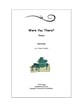 Were You There? piano sheet music cover